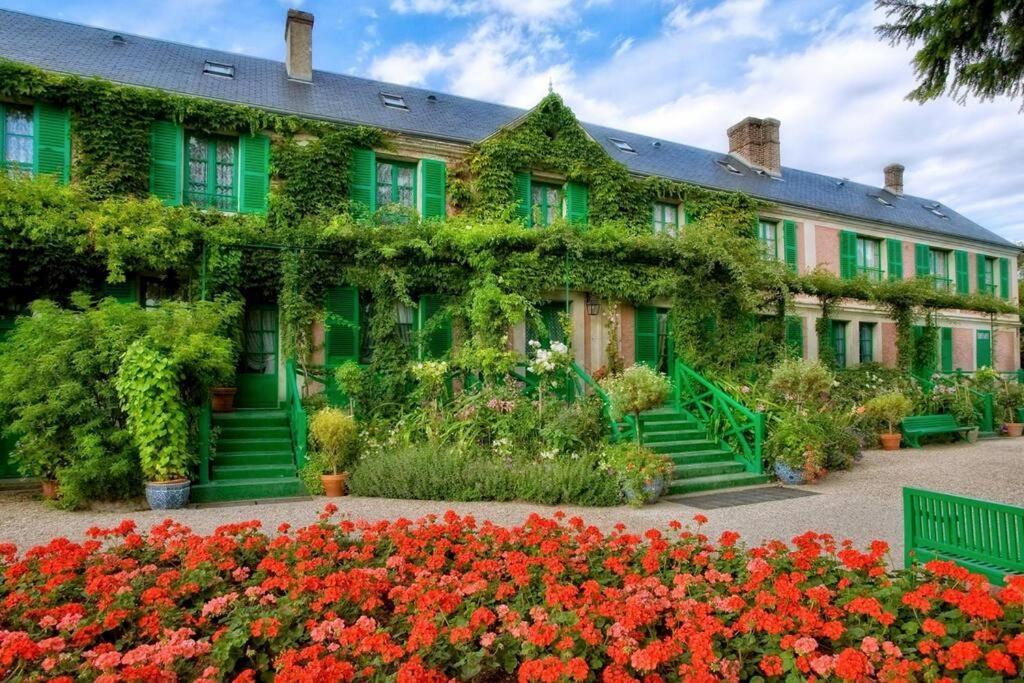 Maison Fleurs De Lys, Climatisee, Wifi Et Parking Privee Gratuit, Lave-Linge, Vernon Giverny Exterior photo
